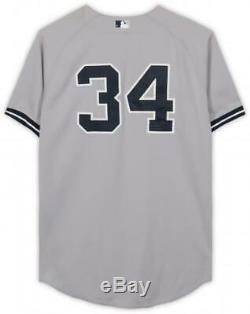 Brian McCann New York Yankees GU #34 Gray Jersey vs Tampa Bay Rays on 9/17/14