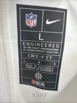 Bucky Irving #7 Vapor FUSE Jersey White Tampa Bay Buccaneers Men's L NWT