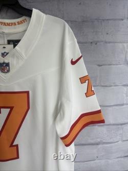 Bucky Irving #7 Vapor FUSE Jersey White Tampa Bay Buccaneers Men's L NWT