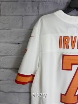 Bucky Irving #7 Vapor FUSE Jersey White Tampa Bay Buccaneers Men's L NWT