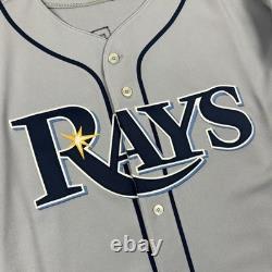 Carl Crawford Tampa Bay Rays Majestic Authentic MLB Jersey Size 52 NEW