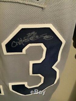 Carlos Pena Autographed #23 Tampa Bay Rays Game Jersey