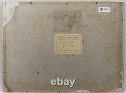 Charles Evison (b. 1910) 1956 Oil, Portelet Bay, Jersey