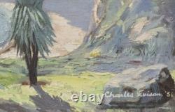 Charles Evison (b. 1910) 1956 Oil, Portelet Bay, Jersey