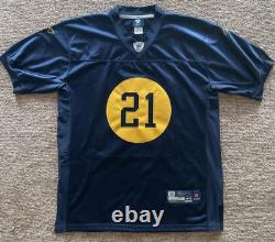 Charles Woodson Green Bay Packers Acme #21 Navy Blue Throwback Alternate Jersey