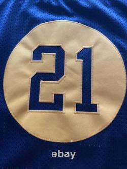 Charles Woodson Green Bay Packers Acme #21 Navy Blue Throwback Alternate Jersey
