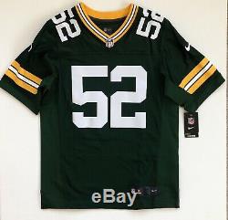 Clay Matthews Green Bay Packers Nike Elite Authentic On-Field Jersey 44 Large