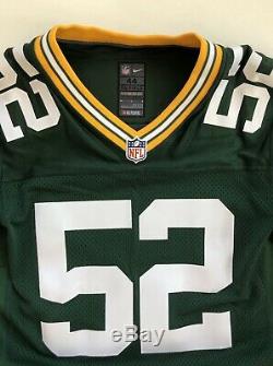 Clay Matthews Green Bay Packers Nike Elite Authentic On-Field Jersey 44 Large