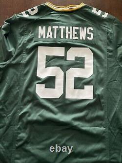 Clay Matthews Green Bay Packers On Field Jersey Size XL not Stitched Numbers