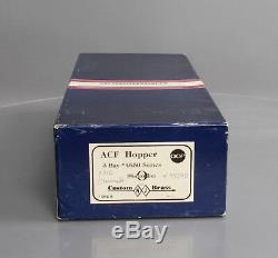 Custom NJ Brass 682-0 O Brass FMC Chemicals ACF 3-Bay Hopper (2-Rail) #45090/Box