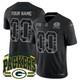 Custom Nike Nfl 2026 Green Bay Packers Salute To Service Stitched Black Jersey