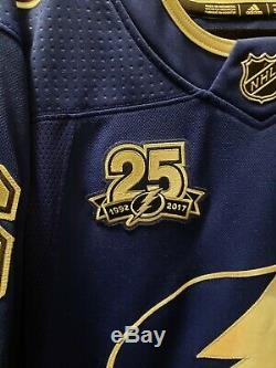 Custom adidas Tampa Bay Lightning #86 Nikita Kucherov AUTHENTIC Jersey