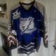 Damaged Tampa Bay Lightning Vincent Lecavalier Kitted Jersey Sz Xx Large