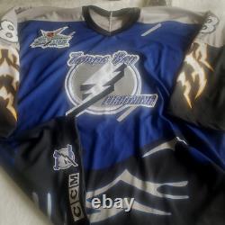 DAMAGED Tampa Bay Lightning Vincent Lecavalier Kitted Jersey sz XX Large