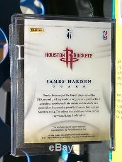 Dazzling James Harden 2013-14 Immaculate Game-Worn Jersey Patch 1/13 (E-Bay 1/1)