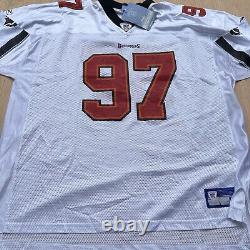 Deadstock Y2K Tampa Bay Buccaneers VTG Simeon Rice #97 ON FIELD Jersey NOS