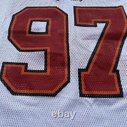 Deadstock Y2K Tampa Bay Buccaneers VTG Simeon Rice #97 ON FIELD Jersey NOS