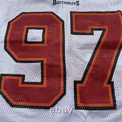 Deadstock Y2K Tampa Bay Buccaneers VTG Simeon Rice #97 ON FIELD Jersey NOS