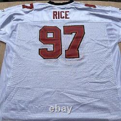 Deadstock Y2K Tampa Bay Buccaneers VTG Simeon Rice #97 ON FIELD Jersey NOS