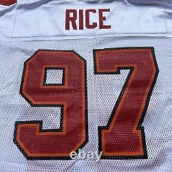 Deadstock Y2K Tampa Bay Buccaneers VTG Simeon Rice #97 ON FIELD Jersey NOS