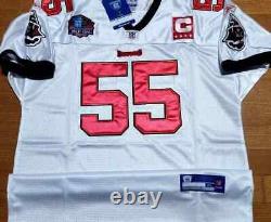 Derrick Brooks #55 Tampa Bay Buccaneers Throwback 2 Patch Spec ED Jersey NWT XL