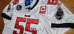 Derrick Brooks #55 Tampa Bay Buccaneers Throwback 2 Patch Spec ED Jersey NWT XL