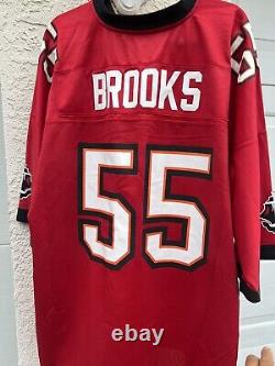 Derrick Brooks Tampa Bay Buccaneers #55 PRO LINE VINTAGE NFL Jersey Mens 4XL NEW
