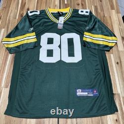 Donald Driver Jersey Mens 50 Reebok Green Bay Packers Authentic Stitched NWT