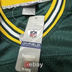 Donald Driver Jersey Mens 50 Reebok Green Bay Packers Authentic Stitched NWT
