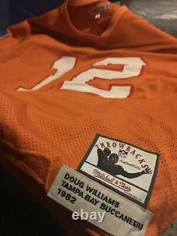 Doug Williams #12 Tampa Bay Buccaneers Mitchell & Ness Orange NFL Game Jersey 54
