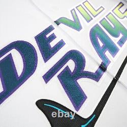 Dwight Gooden 2000 Tampa Bay Devil Rays Men's Home White Throwback Jersey