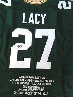 Eddie Lacy Signed Green Bay Packers Jersey Gtsm Coa Lacy Hologram