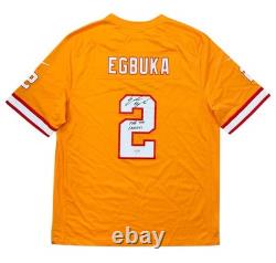 Emeka Egbuka Tampa Bay Buccaneers Signed Jersey Nike Nwt Game Fanatics Coa
