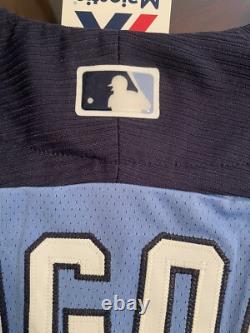 Evan Longoria #3 Tampa Bay Rays Authentic Majestic On-Field BP/ST Jersey 48/XL