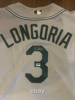 Evan Longoria Autographed Tampa Bay Rays Majestic Authentic Jersey NWT RARE