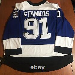Fanatics Steven Stamkos Tampa Bay Lightning Reverse Retro NHL Jersey Blue XL