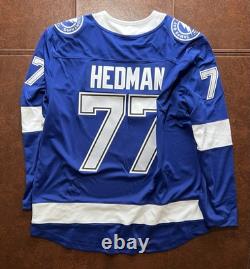 Fanatics Tampa Bay Lightning Blue Victor Hedman Breakaway Player Jersey XL NWT