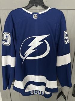 Fanatics Tampa Bay Lightning Jake Guentzel Blue Breakaway Jersey Size 50