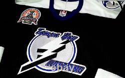 Flaw-vintage-nwt-sm Tampa Bay Lightning 2004 Stanley Cup Patch CCM Hockey Jersey