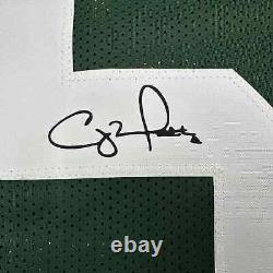 Framed Facsimile Autographed Clay Matthews III 35x39 Green Bay Reprint Jersey