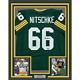 Framed Facsimile Autographed Ray Nitschke 35x39 Green Bay Green Reprint Jersey