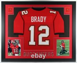 Framed NFL Jersey- Tampa Bay Buccaneer Tom Brady replica jersey