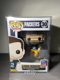 Funko Pop! #30 Aaron Rodgers Green Bay Packers Green Jersey withProtector