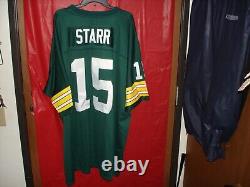GREEN BAY PACKERS #15 BART STARR JERSEY New Without Tags Size 5XL