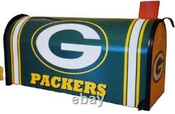GREEN BAY PACKERS CUSTOM MAiLBOXJERSEYSHELMETSHATSNO CHIPSNO PAINTNO FADES
