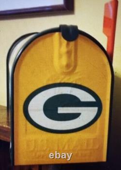 GREEN BAY PACKERS CUSTOM MAiLBOXJERSEYSHELMETSHATSNO CHIPSNO PAINTNO FADES