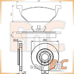 Genuine Bosch Oe Heavy Duty Front Brake Discs & Pads Set Skoda Roomster