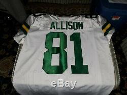 Geronimo Allison Green Bay Packers White Nike Vapor Elite Jersey Size 48