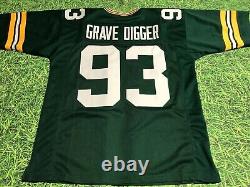 Gilbert Brown Custom Green Bay Packers Jersey Grave Digger
