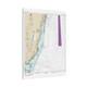 Great Bay & Barnegat Bay New Jersey Nautical Chart Map Framed Canvas 30x40